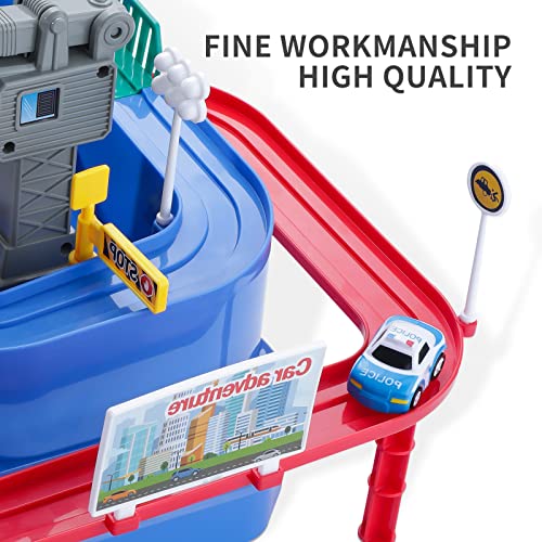 Deals Kids Race Track Car Adventure Toy For Toddlers – Car Rescue Adventure Toys Gifts For Boys Age 3 Car Toys For Toddlers 2-4 Years Educational Puzzles Car Toys For 4 5 6 Year Old Boys Girls - Creative Track-Building Edition