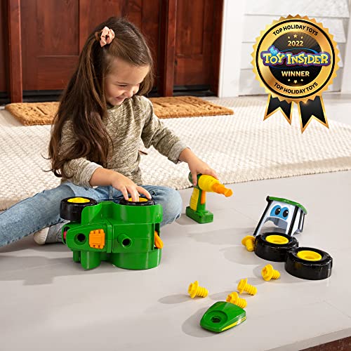 Build-a-Buddy – Johnny Tractor Toy And Screwdriver Ages 3 And Up - Hands-On Tractor Play Collection