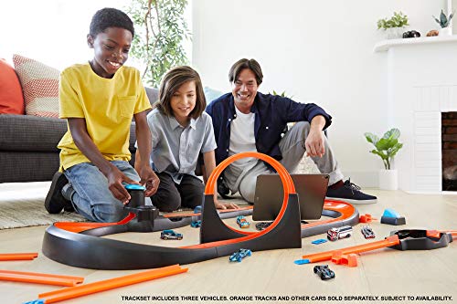 Promo Hot Wheels Id Smart Track Starter Kit With 3 Exclusive Cars Track Pieces And Hot Wheels Race Portal For Physical & Digital Play Gift For Kids Ages 8 Years Old & Up - Creative Track-Building Edition