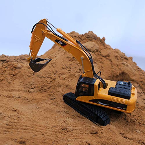 Excavator Toy Trucks Construction Toys Excavator Toys For Boys Diecast Metal Truck Toy Kids Tractor Toys 1:40 Scale Great Toddler Toys For 8 Year Old Boys And U - Hands-On Tractor Play Collection