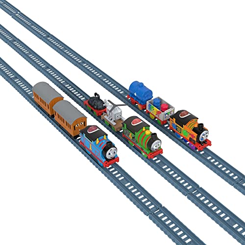 Thomas & Friends Motorized Talking Thomas Engine With Annie & Clarabel Battery-Powered Toy Train With Character Sounds And Phra - Interactive Railway Play Set