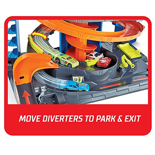 Mattel – Hot Wheels City 50 New Mega Garag - Creative Track-Building Edition