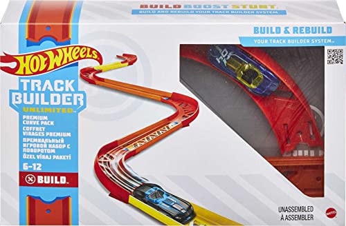 Track Builder Pack Assorted Curve Parts Connecting Sets Ages 4 And Older - Creative Track-Building Edition
