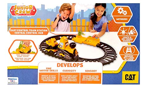 Discount Cat Construction Power Track Friends Preschool Train Se - Interactive Railway Play Set