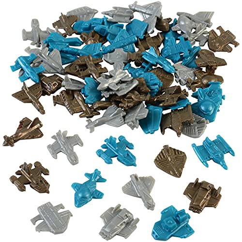 Promo Mini Space Ship Cruisers Vehicle (Lot Of 72) Assorted Color - Space-Themed Activity Set