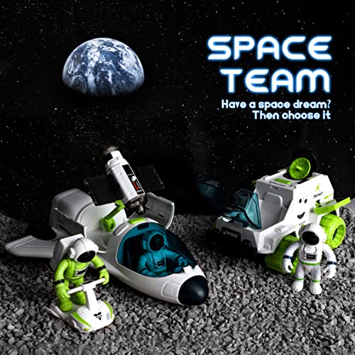 Space Toys For Kids Rocket Ship Toys For Kids With Space Shuttle Astronaut Figures And Space Rover Space Toys For Boys 5-8 Spaceship Toy For Kids Astro Boy Figure Toys For 3 Year Old Boys - Space-Themed Activity Set