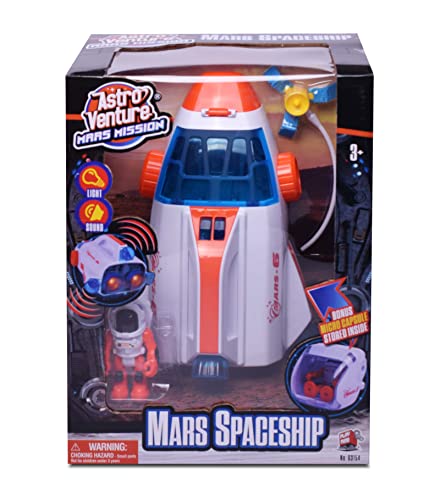 Deals Stro Venture Space Shuttle Toy Mars Mission Spaceship For Kids With Lights And Sound Astronaut Figure Capsula And Accessories Fun Space Gift Toys For Any Mission & Adventure - Space-Themed Activity Set
