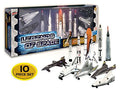 Legends Of Space : Countdown To Adventure – History Of American Space Flight 10 Piece Set - Space-Themed Activity Set