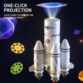 New Space Shuttle Rocket Toys For 3 4 5 6 7 8 9 Years Old Kids Science Educational Toys 5-in-1 STEM Aerospace Toys With 2 Astronauts Projection Lamp Space Adventure Toys Gift For Boys Girls 3+ - Space-Themed Activity Set