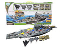 Deals 33 Inch Aircraft Carrier With Soldiers Jets Military Vehicles (18 Fighter Jets) - Hands-On Tractor Play Collection