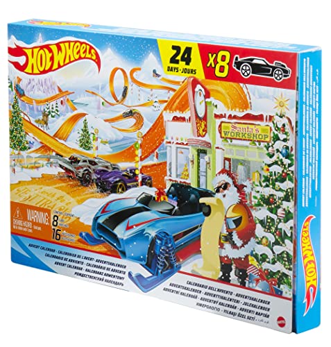 Top 10 2021 Advent Calendar With 24 Surprises That Include 8 1:64 Scale Vehicles & Other Cool Accessories Plus A Play Pane Mat For Collectors & Kids 3 Years Old & Up - Creative Track-Building Edition