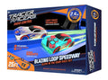 2.4 GHz Radio Control Remote Slot-Less Cordless Racing Blazin Loop Speedway Track Set With Two C - Creative Track-Building Edition