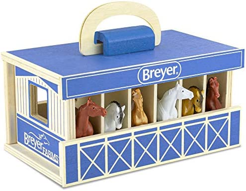 Top 10 Horses Unicorn Magic Wooden Stable Playset With 6 Unicorns 6 Piece Playset 6 Stablemates Unicorns Included 6 H X 9 L X 2.5 D 1:32 Scale Model 59218 Multicolo - Hands-On Tractor Play Collection