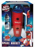New Spaceship Rocket Toy Playset With 2 Astronauts And Rover Vehicle – Lights And Sound Effects Plus Carrying Handle For Blasting To The Moon And Flying Back – Play And Explore Space Toy - Space-Themed Activity Set