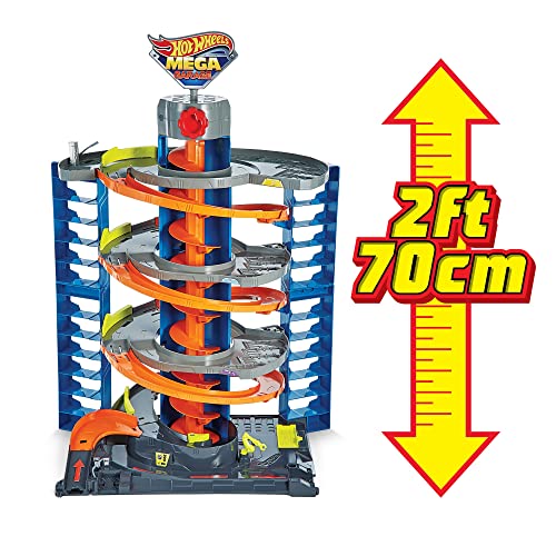 Mattel – Hot Wheels City 50 New Mega Garag - Creative Track-Building Edition