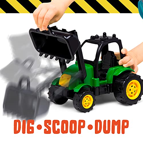 Top 10 Toy Tractor Truck Construction Vehicle For Kids And Toddlers - Hands-On Tractor Play Collection