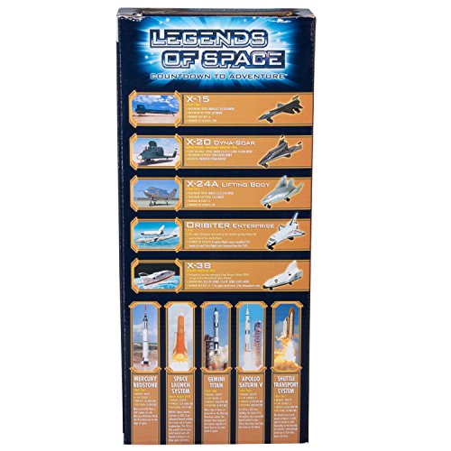 Legends Of Space : Countdown To Adventure – History Of American Space Flight 10 Piece Set - Space-Themed Activity Set