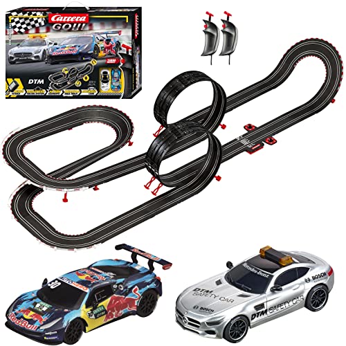 Wholesale GO 62543 DTM Power Run Electric Powered Slot Car Racing Kids Toy Race Track Set Includes 2 Hand Controllers And 2 DTM Cars In 1:43 Scal - Creative Track-Building Edition