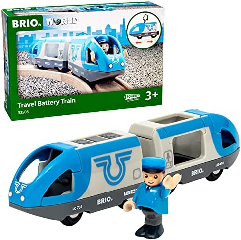 Cheap RIO World – 33506 Travel Battery Train 3 Piece Train Toy For Kids Ages 3 And Up - Interactive Railway Play Set