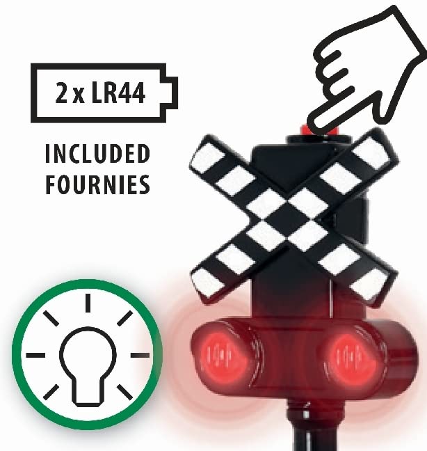 RIO Crossing Signal Toy - Interactive Railway Play Set