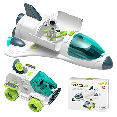 Cheap Space Shuttle Toys For 3 4 5 6 7 Year Old Boys Lights & Sounds Space Toys For Kids 3-5 With 2 Astronauts Toy Shuttle And Rover Spaceship Toys Playsets Birthday Easter Boys Girls - Space-Themed Activity Set