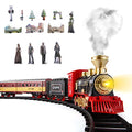 Cheap Train Sets With Steam Locomotive Engine Cargo Car And Tracks Battery Powered Play Set Toy W/ Smoke Light & Sounds For Kids Boys & Girls 3 4 5 6 7 Years Old - Interactive Railway Play Set