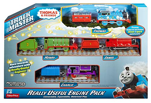 Price Thomas & Friends Really Useful Engine Pack Set Of 4 Motorized Toy Train Engines For Preschool Kids Ages 3 Years And Ol - Interactive Railway Play Set