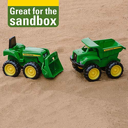 Sandbox Vehicle Set — Includes Dump Truck Toy And Tractor Toy With Loader — Girl And Boy Toys — Ages 18 Months And Up — 6 Inch — 2 Count - Hands-On Tractor Play Collection